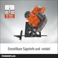 Sega circolare wireless 40V Ø185mm - POWDP25230 a doppia potenza - consegnato senza batteria o caricabatterie - thumbnail