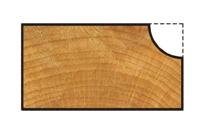 Wolfcraft 3267000 Halfrondprofielfrees Schachtdiameter 8.5 mm - thumbnail