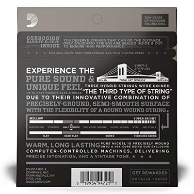 D&apos;Addario ENR71-5 half rounds snaren voor 5-snarige basgitaar