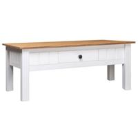 Salontafel Panama Range 100x60x45 cm massief grenenhout wit - thumbnail