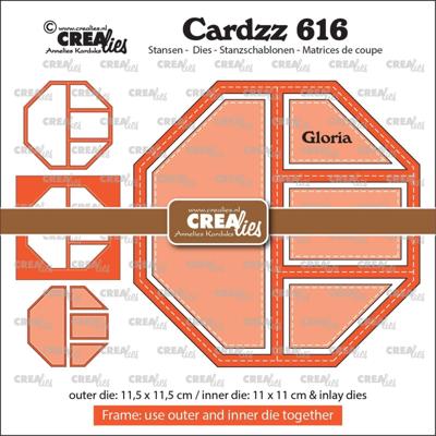 Crealies • cardzz frame & inlay gloria