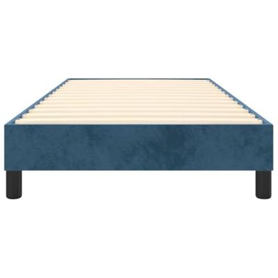 Bedframe fluweel donkerblauw 90x190 cm Bedframe fluweel donkerblauw 90x190 cm