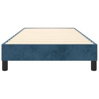 Bedframe fluweel donkerblauw 90x190 cm - thumbnail