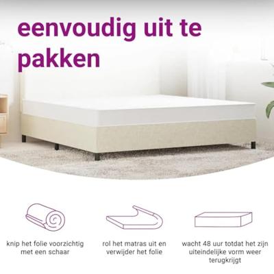 Binnenveringmatras middelhard 180x200 cm