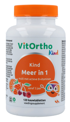 VitOrtho Kind Meer-in-1 Kauwtabletten VitOrtho Kind Meer-in-1 Kauwtabletten