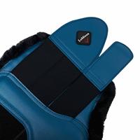 LeMieux Fleece Lined Beenbeschermers blauw maat:l - thumbnail