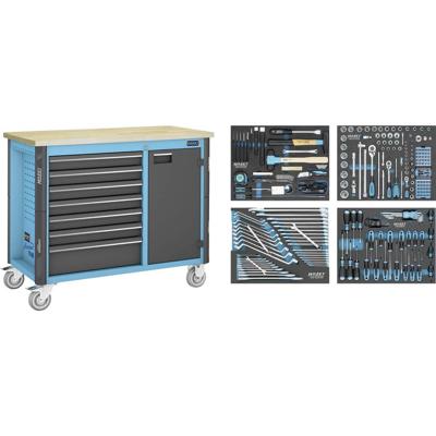 Hazet 179NW-7/230 Verrijdbare werkbank (l x b x h) 600 x 1150 x 964 mm Zwart, Blauw