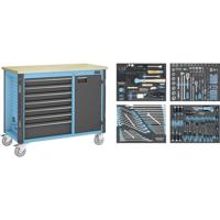 Hazet 179NW-7/230 Verrijdbare werkbank (l x b x h) 600 x 1150 x 964 mm Zwart, Blauw - thumbnail