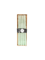 Housevitamin - Twisted candles - Set van 4 - Groen - 20cm - thumbnail