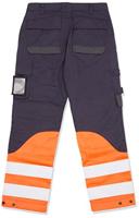 Blåkläder Multinorm inherent werkbroek 14881513 | Marineblauw/Oranje | Maat 46 - 7330509720387 - thumbnail