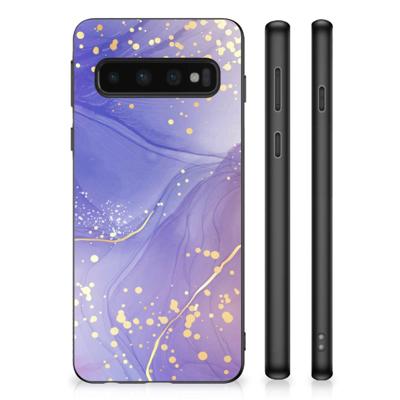 Case voor Samsung Galaxy S10 Watercolor Paars