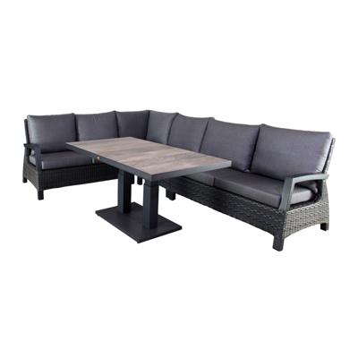 Dining hoekset West Haven Midnight Grey 85 x 140 cm Oosterik Home - Oosterik home
