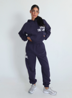 Unique The Label Elyana Trainingspak Dames Donkerblauw - Maat L - Kleur: Donkerblauw | Soccerfanshop - thumbnail