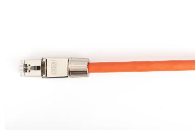 Digitus DN-93634 CAT 6A-veldstekker, RJ45, afgeschermd, AWG 22-27, montageaansluiting zonder gereedschap DN-93634 Stekker, recht Aantal polen (sensoren) 8P8C