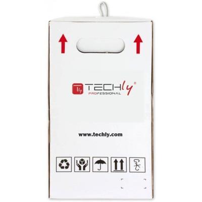 Techly ITP8-RIS-0305LO netwerkkabel Zwart 305 m Cat5e F/UTP (FTP)