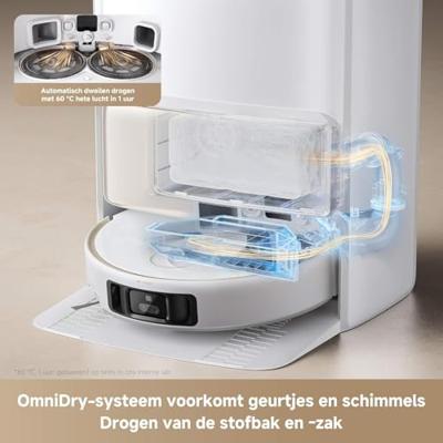 MOVA V50 Ultra Complete Robotstofzuiger - 24.000 Pa Vermogen - Thermische Vloerreiniging met DuoSolution Systeem MOVA V50 Ultra Complete Robotstofzuiger - 24.000 Pa Vermogen - Thermische Vloerreiniging met DuoSolution Systeem