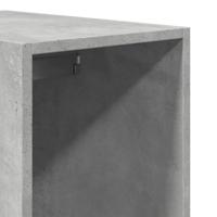 Kledingkast 30x50x200 cm bewerkt hout betongrijs - thumbnail
