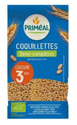 Primeal Halfvolkoren elleboogjes snelkook 3 minuut bio 500 Gram Primeal Halfvolkoren elleboogjes snelkook 3 minuut bio 500 Gram