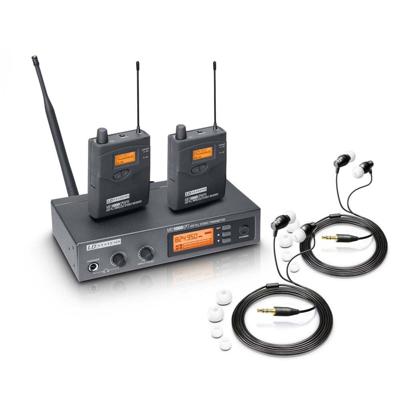 LD Systems MEI 1000 G2 BUNDLE draadloze 823-832/863-865 MHz in-ear monitor bundel LD Systems MEI 1000 G2 BUNDLE draadloze 823-832/863-865 MHz in-ear monitor bundel