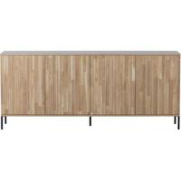 WOOOD Dressoir 'New Gravure' Eiken, 200cm, kleur Naturel - thumbnail