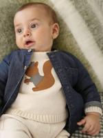 Hemd babypakje in denim stone - thumbnail