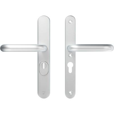 AXA | Veiligheidsbeslag Oval Plus | Smal kruk U | PC55 | SKG3 | Anti-kerntrek | Aluminium naturel