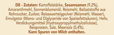 Knackebrot met sesam en zeezout glutenvrij