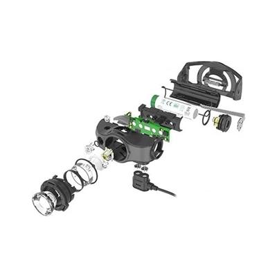 Een zaklamp Ledlenser MH 5 Black-Grey