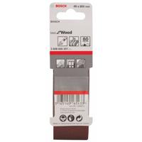 Bosch Accessories 2608606207 Schuurband Korrelgrootte (num) 80 (l x b) 305 mm x 40 mm 3 stuk(s) - thumbnail