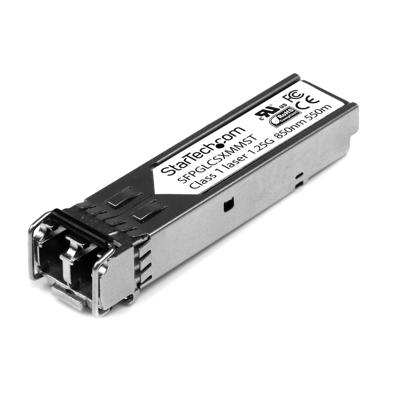 StarTech.com Gigabit LWL SFP Transceiver Module, Cisco GLC-SX-MM compatibel, MM LC, 550m, Mini GBIC 10-pack, 1000Base-SX