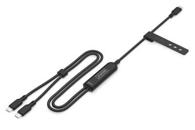 Digitus AK-300170-018-S USB-C-kabel USB 2.0 USB-C, USB-C stekker 180 cm Zwart