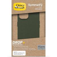 Otterbox Symmetry Backcover Apple iPhone 15 Groen MagSafe compatible - thumbnail