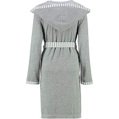 Vossen Vossen Badjas Juno grau meliert L