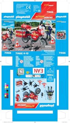 PLAYMOBIL Action Heroes brandweer op de plaats van het ongeval 71466 - thumbnail