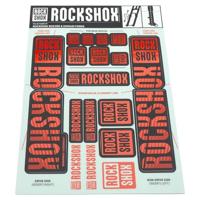 ROCKSHOX decor set decal set red - thumbnail