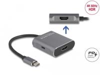 DeLOCK USB Type-C Splitter (DP Alt Mode) to 2 x HDMI MST met USB Type-C PD hdmi splitter - thumbnail