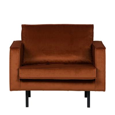 WOOOD Fauteuil 'Rodeo', kleur Roest