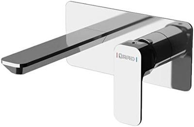 Wastafelmengkraan Inbouw Sapho Spy 1-hendel Uitloop Recht 19 cm Chroom Sapho