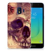 Silicone Back Case Samsung Galaxy J2 Core Skullhead - thumbnail