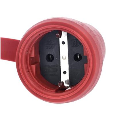 AS Schwabe 62291 Koppeling met randaarde 230 V Rood AS Schwabe 62291 Koppeling met randaarde 230 V Rood