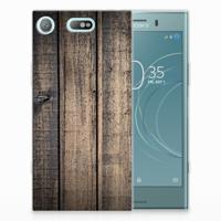Sony Xperia XZ1 Compact Bumper Hoesje Steigerhout - thumbnail