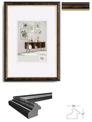 walther+ design JD040N Wissellijst Papierformaat: 30 x 40 cm Noten
