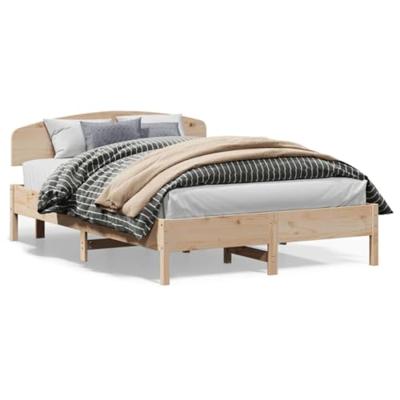 Bedframe zonder matras massief grenenhout 140x200 cm