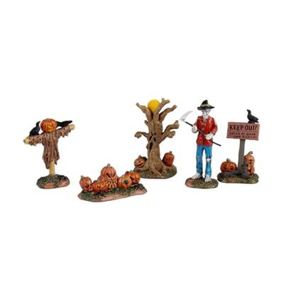 Creepy Pumpkin Patch 15x4x23 cm 5st Halloween LEMAX - Lemax