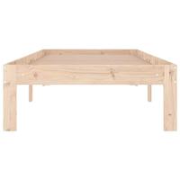 Bedframe massief hout 75x190 cm - thumbnail
