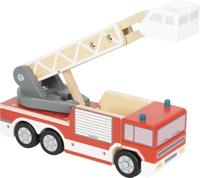 Small Foot - houten brandweerwagen met roterende ladder - thumbnail