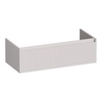 Brauer Hope Wavy - Onderkast - 100 cm - met 1 Softclose Lade Greeploos en 1 Sifon Uitsparing - Mat Zand - thumbnail