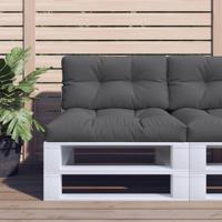 VidaXL Palletkussen 70x40x12 cm stof antracietkleurig - thumbnail