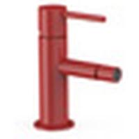 Bidetmengkraan Tres Study Exclusive Hendel Uitloop Recht 8 cm Rond Rood - thumbnail