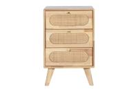 Ladekast DKD Home Decor Natuurlijk Metaal Rubberwood 40 x 30 x 63 cm - thumbnail